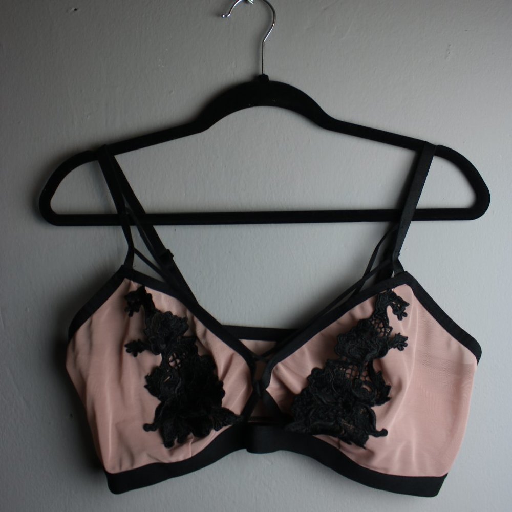 Torrid Mesh Pink Bralette